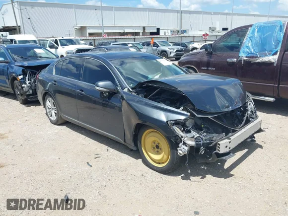 ✅ 2008 Lexus GS 350 • VIN: JTHBE96S680031769 • Лот: 42777275. Опубліковано раніше на IAAI з пробігом 217 873 миль. Безкоштовний доступ до архіву аукціонних продажів зі США та докладний звіт про історію автомобіля на DreamBid. Зображення 1.