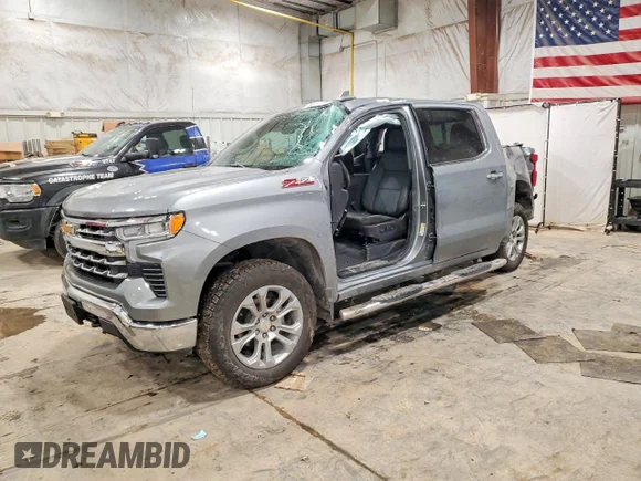 ✅ 2025 Chevrolet Silverado 1500 LTZ • VIN: 1GCUKGEDXSZ184524 • Лот: 74766945. Опубликован ранее на Copart с пробегом 7 538 миль. Бесплатный доступ к архиву аукционных продаж из США и подробный отчёт об истории автомобиля на DreamBid. Изображение 1.