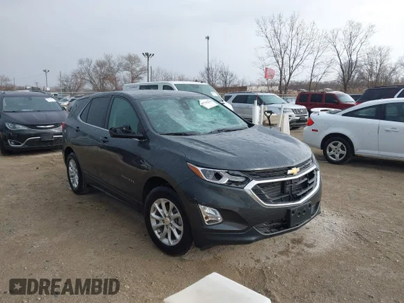 ✅ 2021 Chevrolet Equinox LT • VIN: 2GNAXKEV2M6131547 • Lot: 44715239. Wystawiony na IAAI z przebiegiem 54 749 mil. Bezpłatny archiwum sprzedaży aukcyjnych z USA i szczegółowy raport historii pojazdu na DreamBid. Zdjęcie 1.
