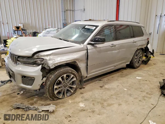 ✅ 2022 Jeep Grand Cherokee Overland • VIN: 1C4RJKDG8N8552622 • Lot: 75568085. Listed on Copart with 65,169 mi. Free auction sales archive from the USA and detailed vehicle history report at DreamBid. Image 1.