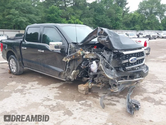 ✅ 2022 Ford F-150 Limited • VIN: 1FTFW1E81NFA92480 • Lot: 45100119. Listed on IAAI with Not provided. Free auction sales archive from the USA and detailed vehicle history report at DreamBid. Image 1.