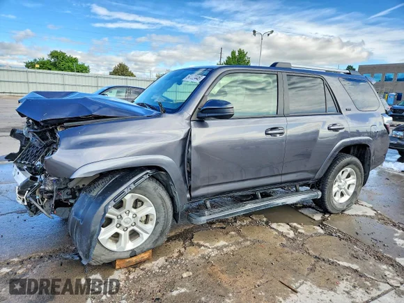 ✅ 2020 Toyota 4Runner SR5 Premium • VIN: JTEBU5JR1L5756737 • Lot: 54122446. Listed on Copart with 60,908 mi. Free auction sales archive from the USA and detailed vehicle history report at DreamBid. Image 1.