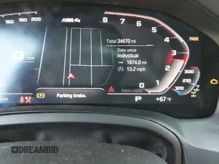 ✅ 2022 BMW M4 Competition xDrive • VIN: WBS33BA03NCH99871 • Lot: 42073627. Listed on IAAI with 34,670 mi. Free auction sales archive from the USA and detailed vehicle history report at DreamBid. Image 23.