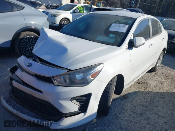 ✅ 2021 Kia Rio S • VIN: 3KPA24AD8ME386686 • Лот: 44450092. Опубліковано раніше на IAAI з пробігом 91 858 миль. Безкоштовний доступ до архіву аукціонних продажів зі США та докладний звіт про історію автомобіля на DreamBid. Зображення 2.