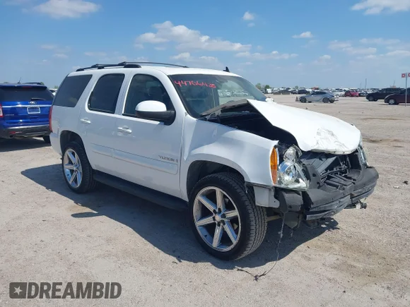 ✅ 2007 GMC Yukon SLE • VIN: 1GKFC13J17R118824 • Lot: 44706435. Wystawiony na IAAI z przebiegiem 154 585 mil. Bezpłatny archiwum sprzedaży aukcyjnych z USA i szczegółowy raport historii pojazdu na DreamBid. Zdjęcie 1.