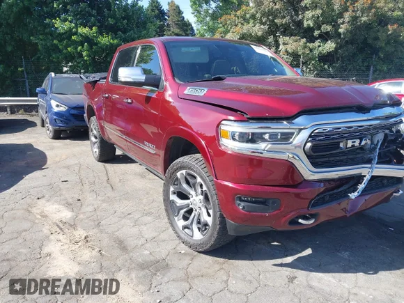✅ 2019 Ram 1500 Limited • VIN: 1C6SRFHTXKN618990 • Lot: 44965925. Wystawiony na IAAI z przebiegiem 198 297 mil. Bezpłatny archiwum sprzedaży aukcyjnych z USA i szczegółowy raport historii pojazdu na DreamBid. Zdjęcie 1.