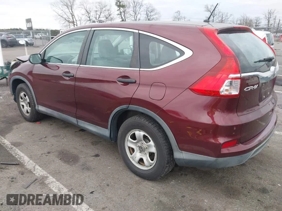✅ 2015 Honda CR-V LX • VIN: 2HKRM3H38FH553048 • Lot: 43795316. Wystawiony na IAAI z przebiegiem 133 022 mil. Bezpłatny archiwum sprzedaży aukcyjnych z USA i szczegółowy raport historii pojazdu na DreamBid. Zdjęcie 3.