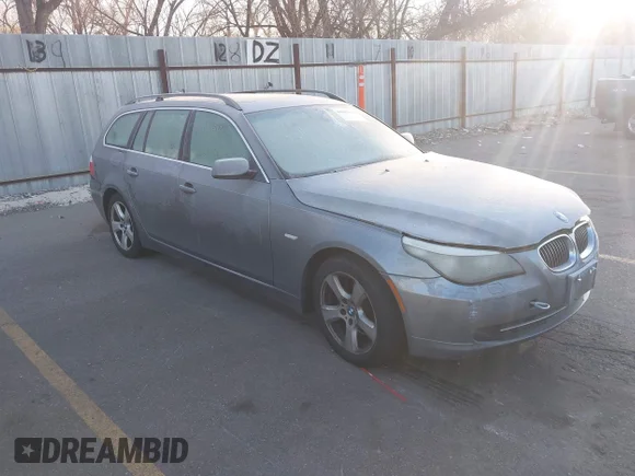 ✅ 2008 BMW 5 Series 535xiT • VIN: WBAPT735X8CX00069 • Lot: 44182949. Wystawiony na IAAI z przebiegiem 144 170 mil. Bezpłatny archiwum sprzedaży aukcyjnych z USA i szczegółowy raport historii pojazdu na DreamBid. Zdjęcie 1.