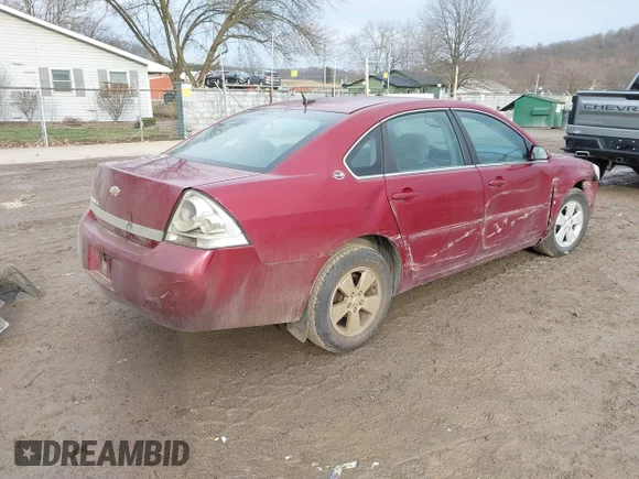 ✅ 2008 Chevrolet Impala LT • VIN: 2G1WT58N981363470 • Лот: 44138101. Опубліковано раніше на IAAI з пробігом 159 202 миль. Безкоштовний доступ до архіву аукціонних продажів зі США та докладний звіт про історію автомобіля на DreamBid. Зображення 4.