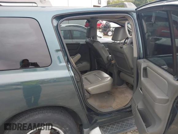 ✅ 2005 Nissan Armada SE • VIN: 5N1AA08A15N738409 • Lot: 43336311. Wystawiony na IAAI z przebiegiem 312 151 mil. Bezpłatny archiwum sprzedaży aukcyjnych z USA i szczegółowy raport historii pojazdu na DreamBid. Zdjęcie 8.