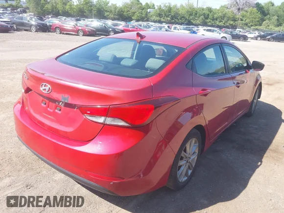 ✅ 2014 Hyundai Elantra SE • VIN: KMHDH4AE1EU117240 • Lot: 44985796. Wystawiony na IAAI z przebiegiem 121 212 mil. Bezpłatny archiwum sprzedaży aukcyjnych z USA i szczegółowy raport historii pojazdu na DreamBid. Zdjęcie 4.