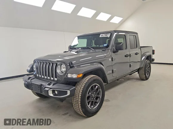 ✅ 2023 Jeep Gladiator Overland • VIN: 1C6HJTFG1PL550281 • Лот: 79652155. Опубліковано раніше на Copart з пробігом 65 465 миль. Безкоштовний доступ до архіву аукціонних продажів зі США та докладний звіт про історію автомобіля на DreamBid. Зображення 1.