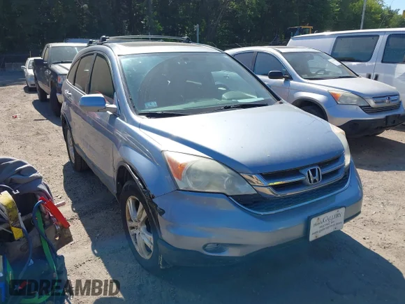 ✅ 2010 Honda CR-V EX-L • VIN: 5J6RE4H71AL005980 • Lot: 45345608. Listed on IAAI with 259,562 mi. Free auction sales archive from the USA and detailed vehicle history report at DreamBid. Image 1.