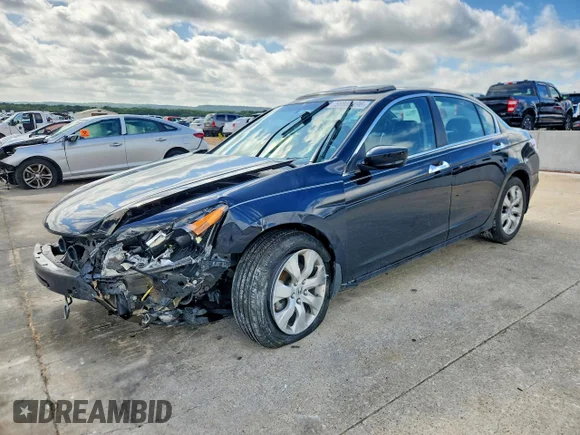 ✅ 2008 Honda Accord EX-L • VIN: 1HGCP36808A053845 • Lot: 56885296. Listed on Copart with 74,558 mi. Free auction sales archive from the USA and detailed vehicle history report at DreamBid. Image 1.