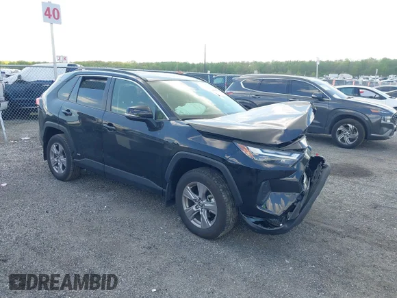 ✅ 2025 Toyota RAV4 Hybrid XLE • VIN: JTMRWRFV6SJ062254 • Лот: 44889274. Опубликован ранее на IAAI с пробегом 13 784 миль. Бесплатный доступ к архиву аукционных продаж из США и подробный отчёт об истории автомобиля на DreamBid. Изображение 1.