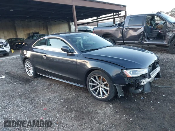 ✅ 2016 Audi A5 Premium Plus • VIN: WAUM2AFR4GA004657 • Лот: 43730853. Опубликован ранее на IAAI с пробегом Не указан. Бесплатный доступ к архиву аукционных продаж из США и подробный отчёт об истории автомобиля на DreamBid. Изображение 1.