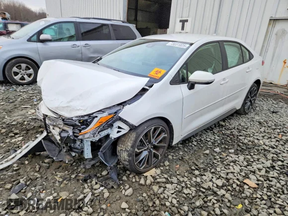 ✅ 2021 Toyota Corolla SE • VIN: JTDS4MCE0MJ080217 • Lot: 73031025. Listed on Copart with 31,491 mi. Free auction sales archive from the USA and detailed vehicle history report at DreamBid. Image 1.