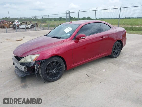 ✅ 2010 Lexus IS 250 C • VIN: JTHFF2C21A2508709 • Лот: 42896196. Опубликован ранее на IAAI с пробегом Не указан. Бесплатный доступ к архиву аукционных продаж из США и подробный отчёт об истории автомобиля на DreamBid. Изображение 2.