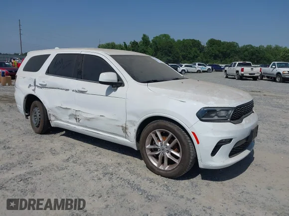 ✅ 2021 Dodge Durango GT Plus • VIN: 1C4RDHDG5MC602236 • Лот: 42287588. Опубліковано раніше на IAAI з пробігом 130 122 миль. Безкоштовний доступ до архіву аукціонних продажів зі США та докладний звіт про історію автомобіля на DreamBid. Зображення 1.