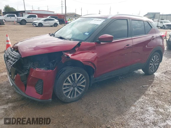 ✅ 2023 Nissan Kicks SV • VIN: 3N1CP5CV8PL501327 • Lot: 45260987. Wystawiony na IAAI z przebiegiem 73 324 mil. Bezpłatny archiwum sprzedaży aukcyjnych z USA i szczegółowy raport historii pojazdu na DreamBid. Zdjęcie 2.