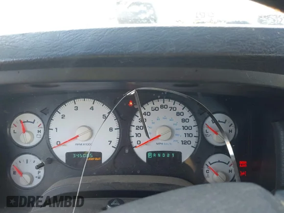 ✅ 2005 Dodge 1500 SLT • VIN: 1D7HA16D55J503126 • Lot: 44482034. Wystawiony na IAAI z przebiegiem 345 085 mil. Bezpłatny archiwum sprzedaży aukcyjnych z USA i szczegółowy raport historii pojazdu na DreamBid. Zdjęcie 7.